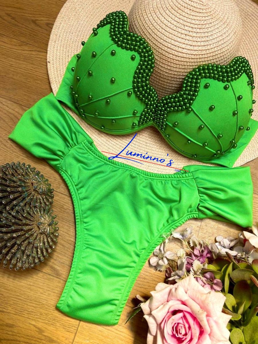 Biquíni Concha Green Luminno´s