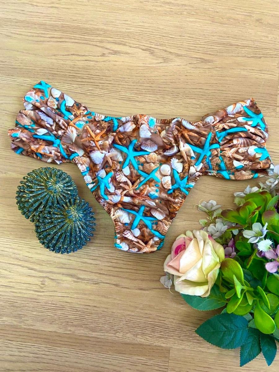 Biquíni Blue Starfish Plus Size Luminno´s