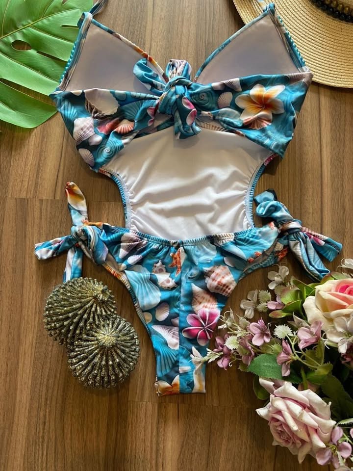Luminno's Hand-Embroidered Luxury Swimsuit - Spring Summer