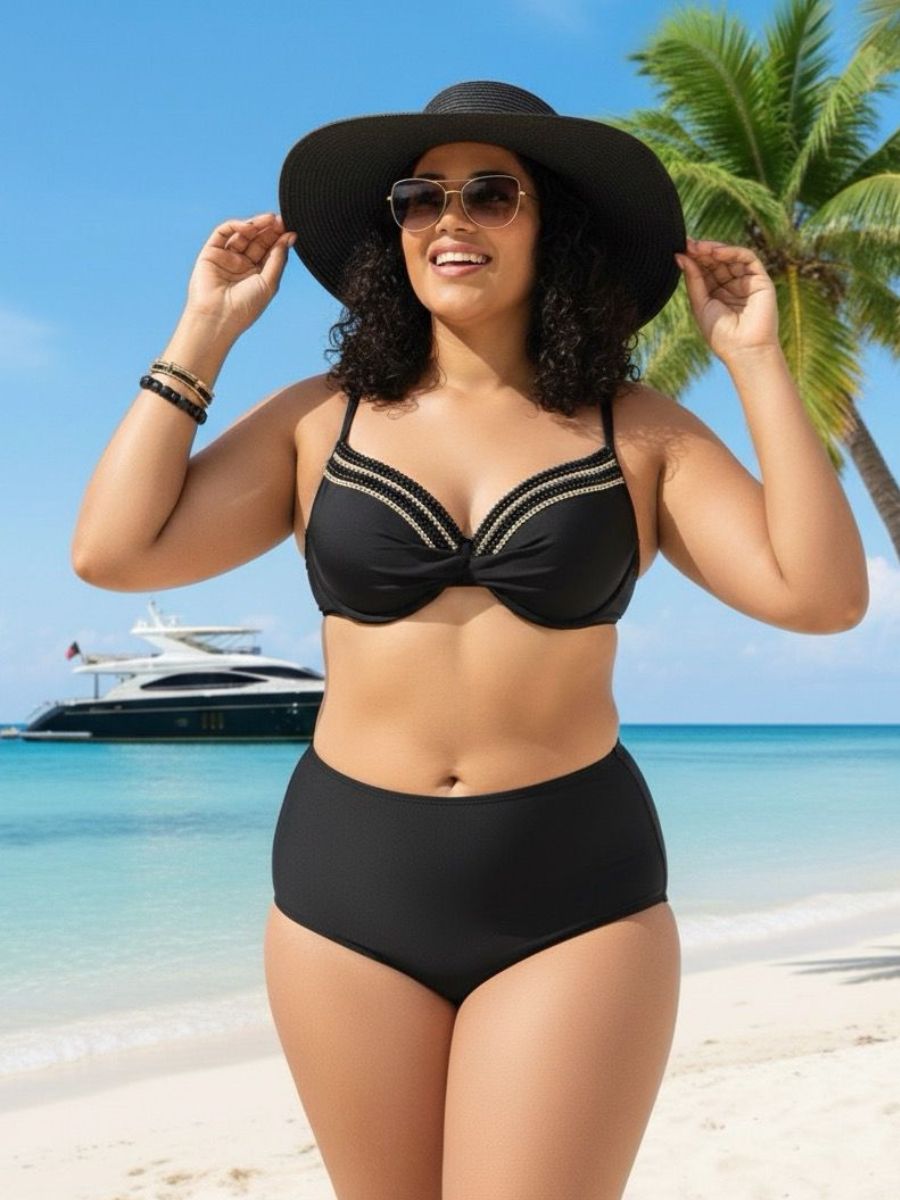 Biquíni Black Intense Plus Size Luminno’s