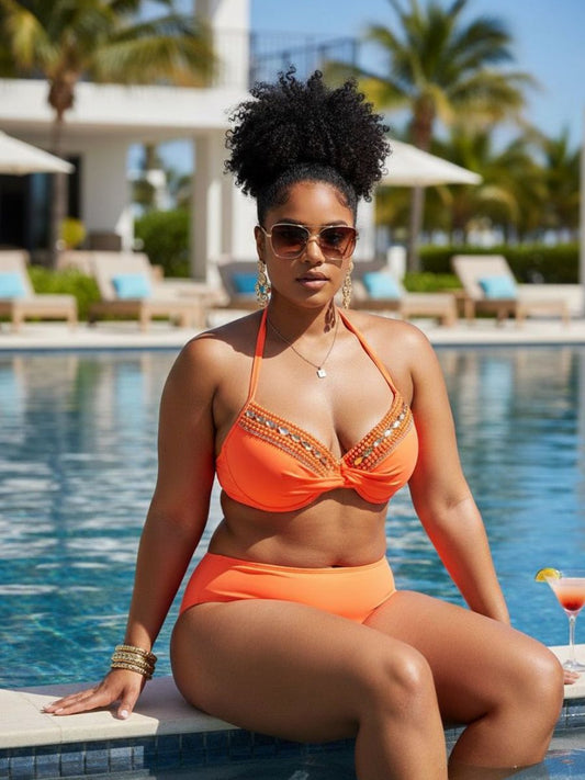 Bikini Extra G naranja de Luminno