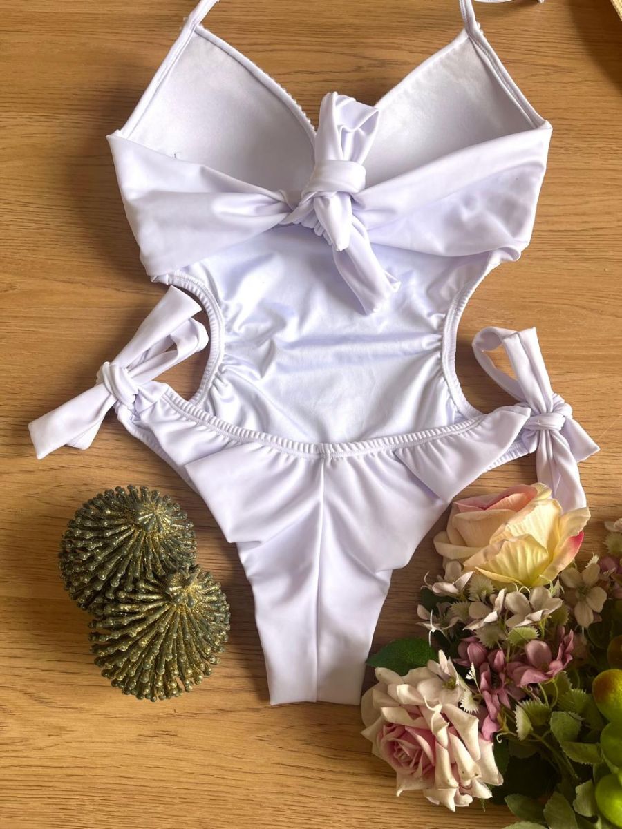 Witte Luminno-zwemkleding