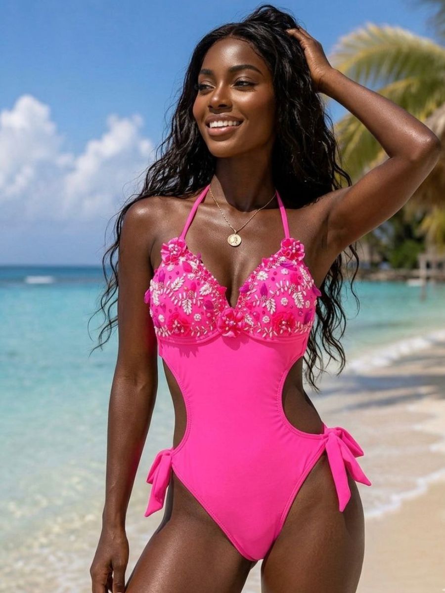 Maiô Pink Couture - Único.