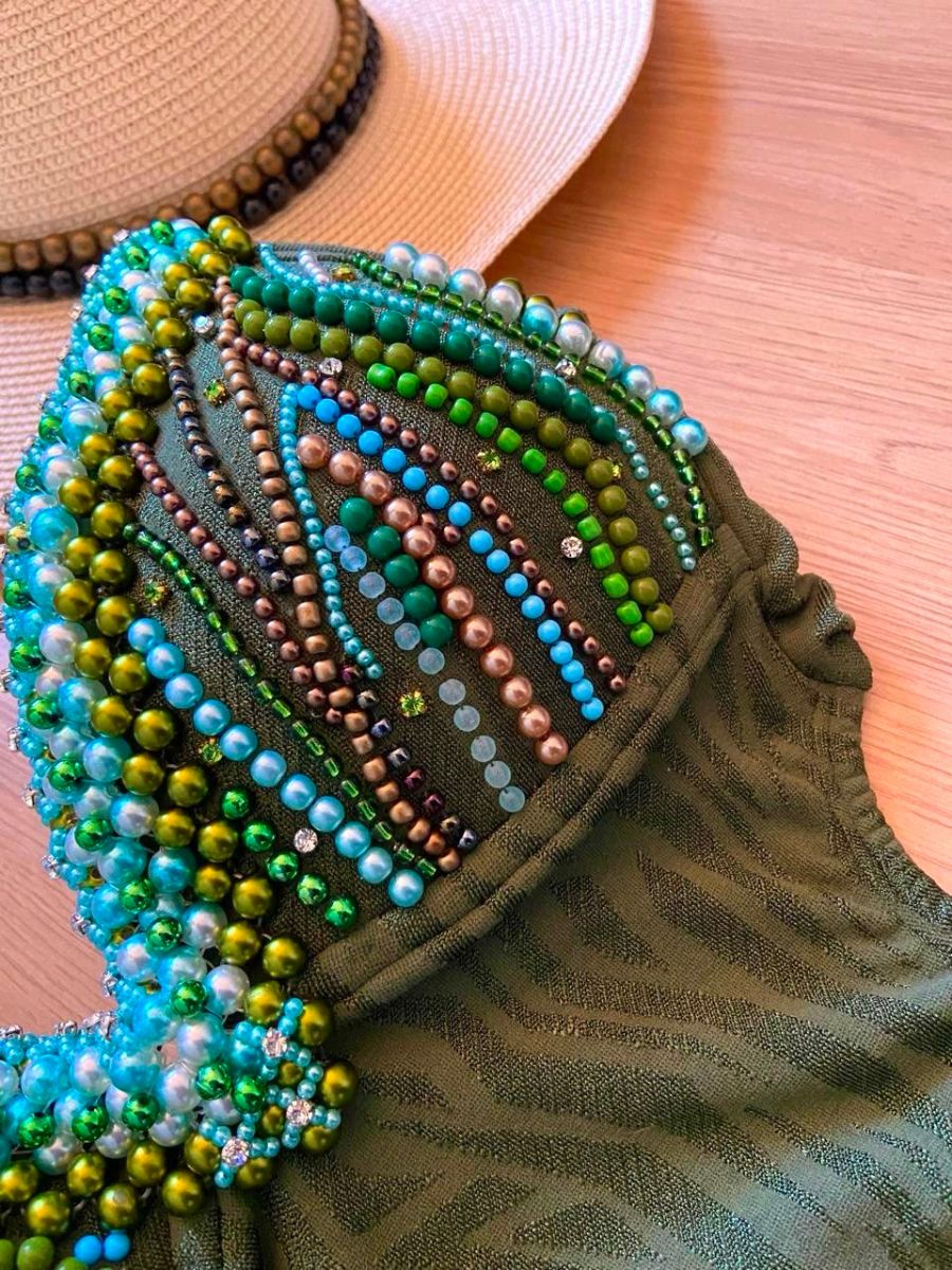 Luminno's - Traje de baño de lujo único - Hecho a mano exclusivo - Selvagem