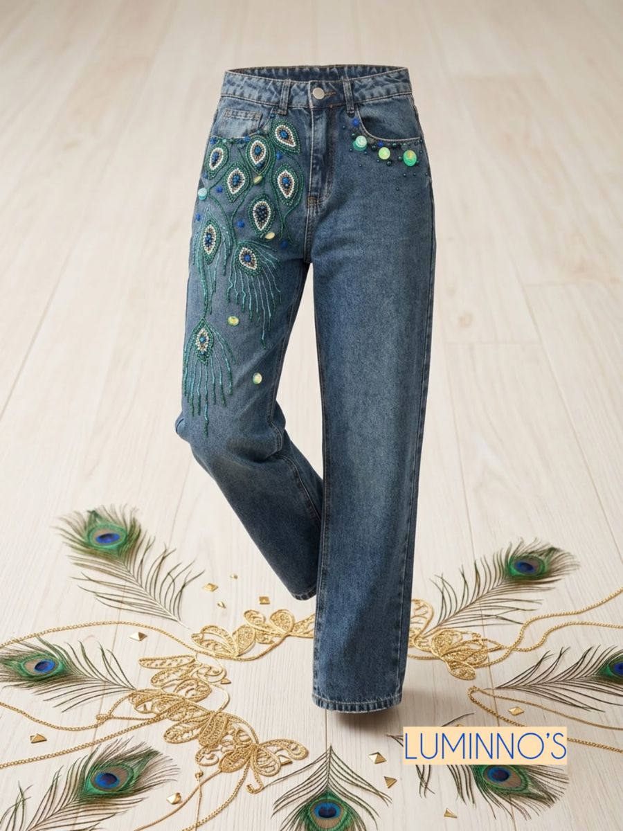 Calça Jeans Magestic Peacock Luminno´s - Única