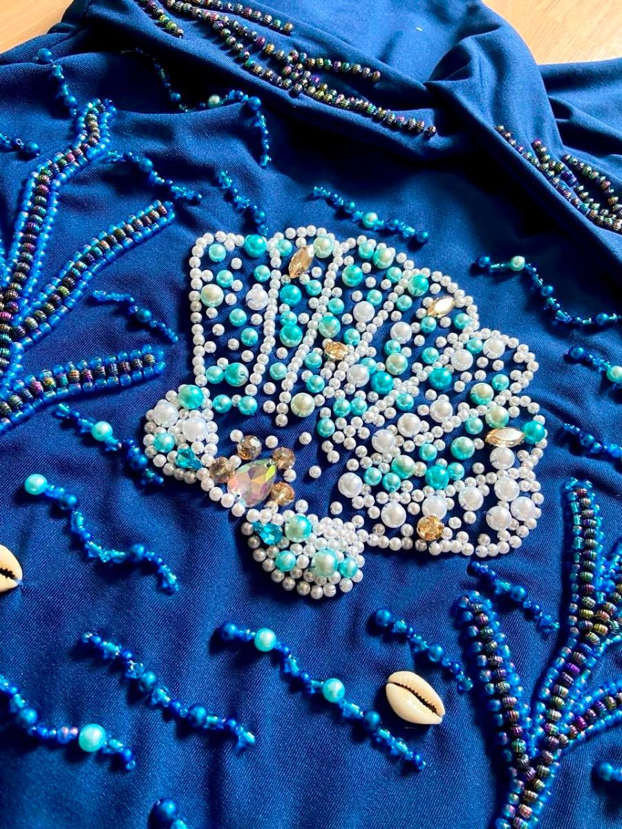 Luminno’s - One-of-a-Kind Luxury  Swimsuit - Unique Handmade - Shell Swimsuit