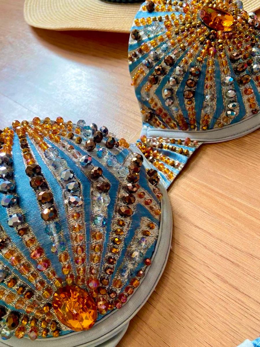 Luminno´s - One-of-a-Kind Luxury Bikini - Unique Handmade - Solar Radiance