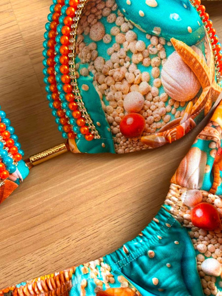 Luminno's Hand-Embroidered Luxury Bikini Set - Resort