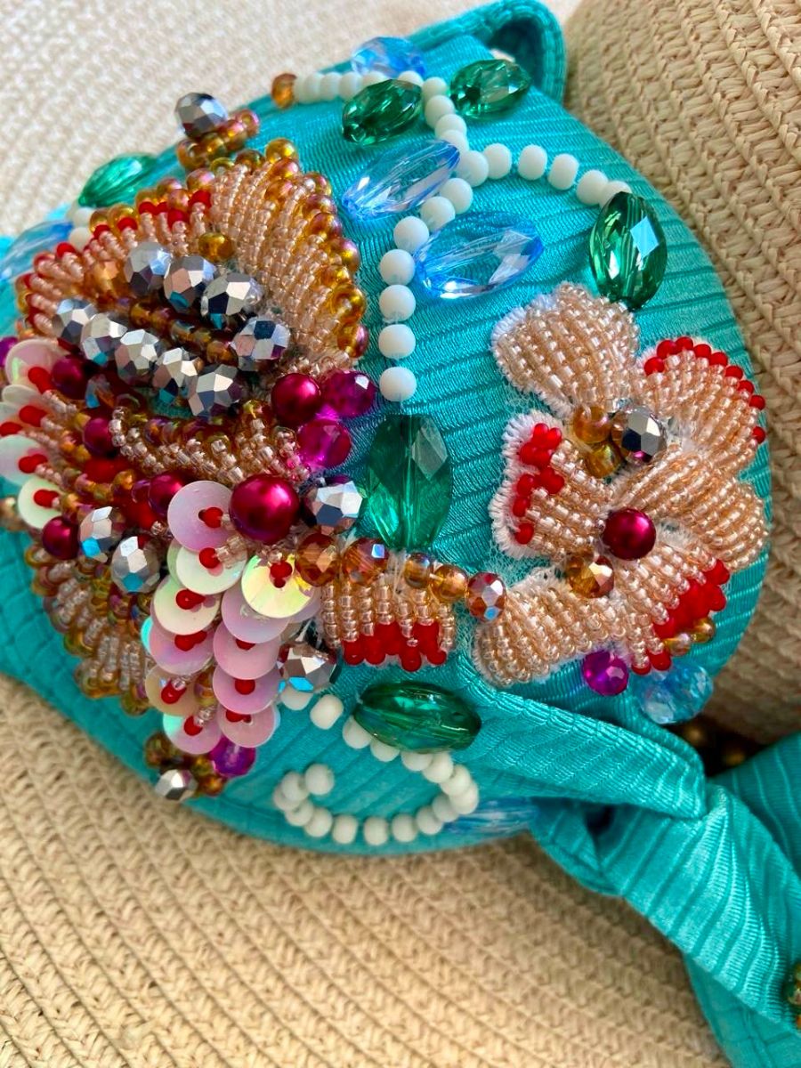 Luminno´s - One-of-a-Kind Luxury Bikini - Unique Handmade - Garden
