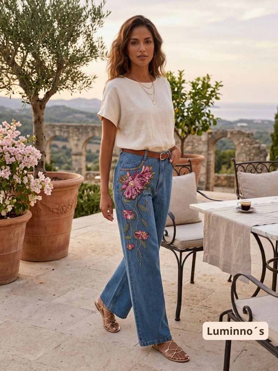 Calça Jeans Flora Luminno´s - Única