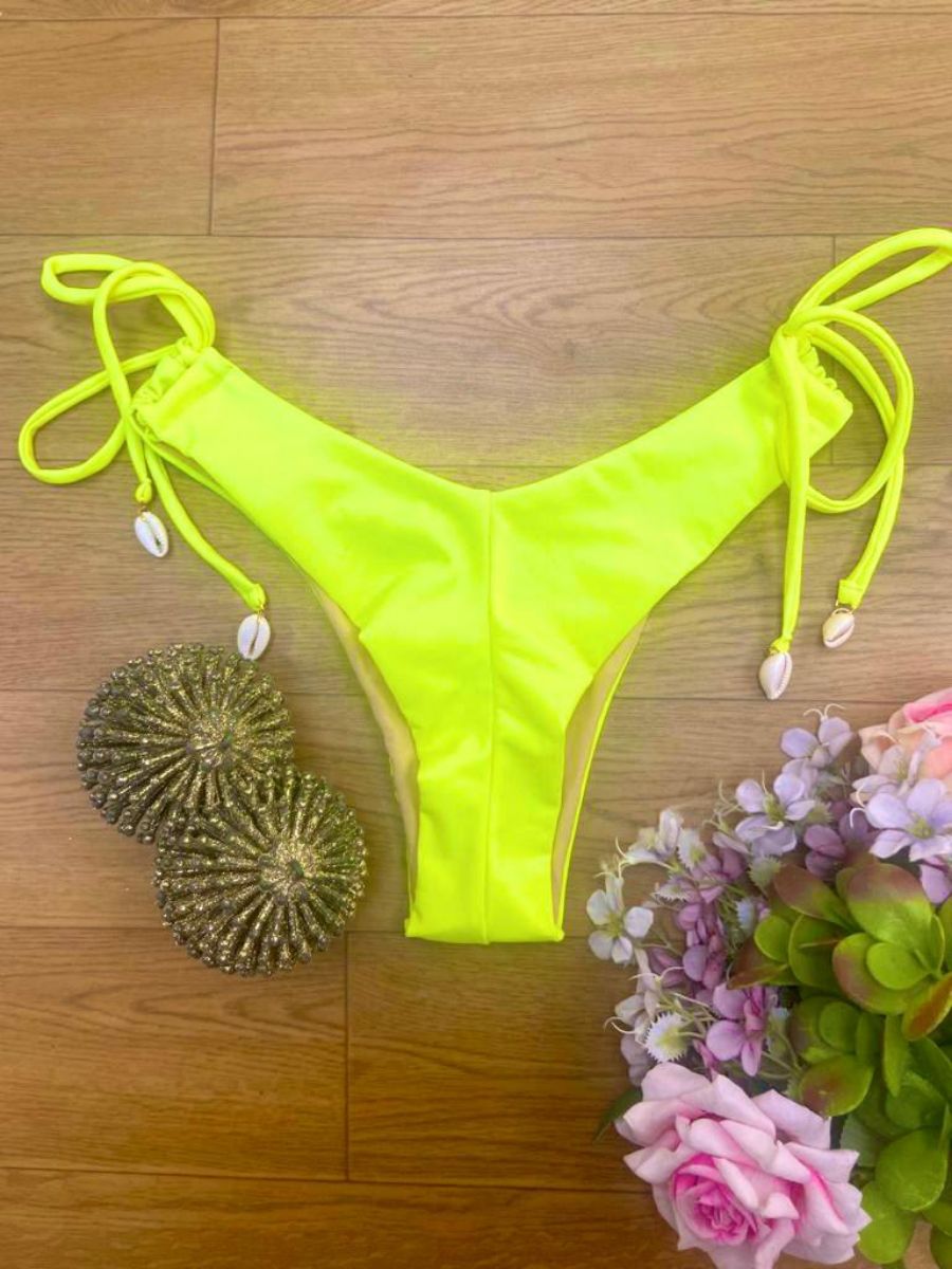 Luminno's Hand-Embroidered Luxury Bikini Set - Neon