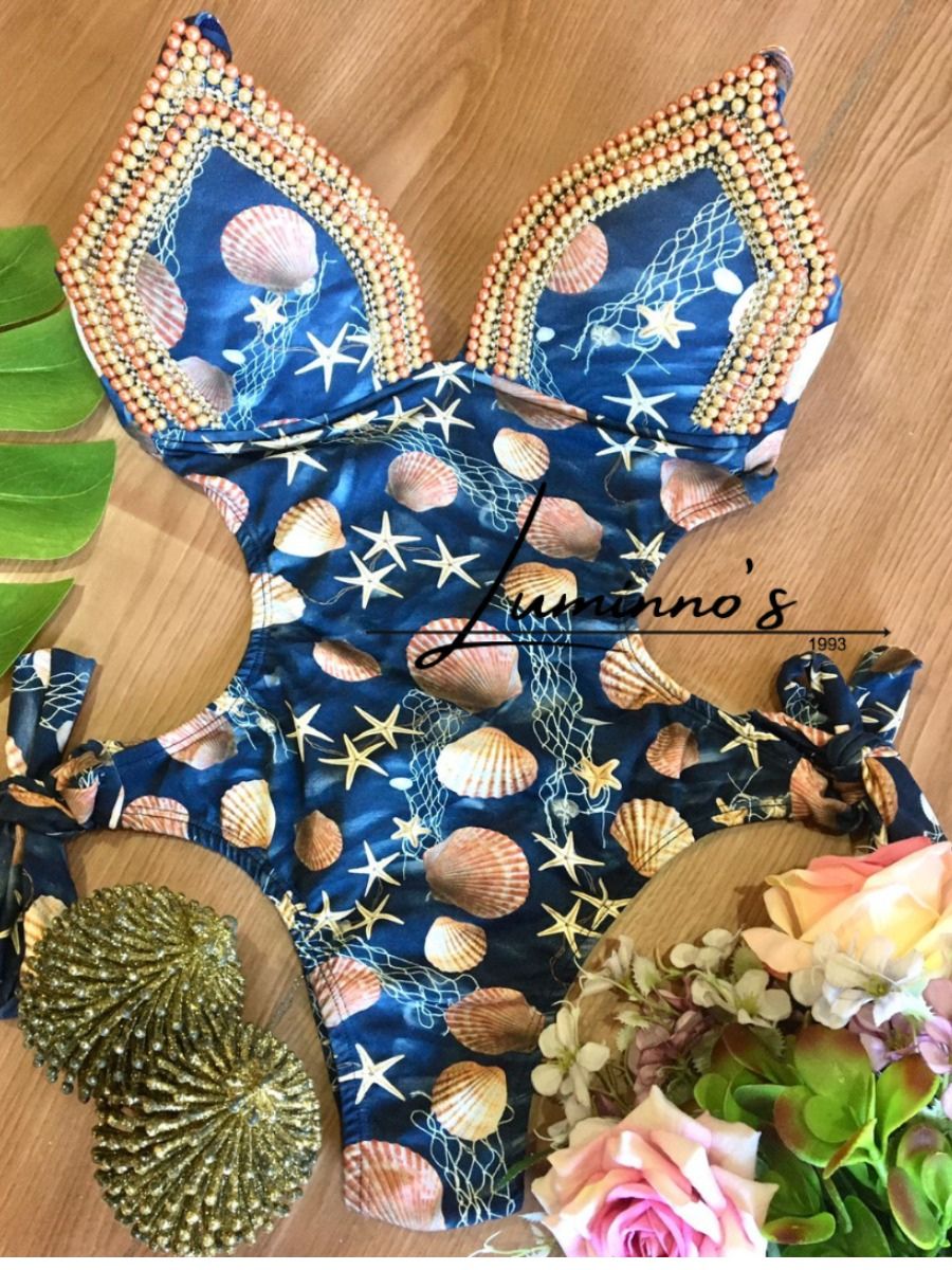 Luminno's Hand-Embroidered Luxury Swimsuit - Mariôt
