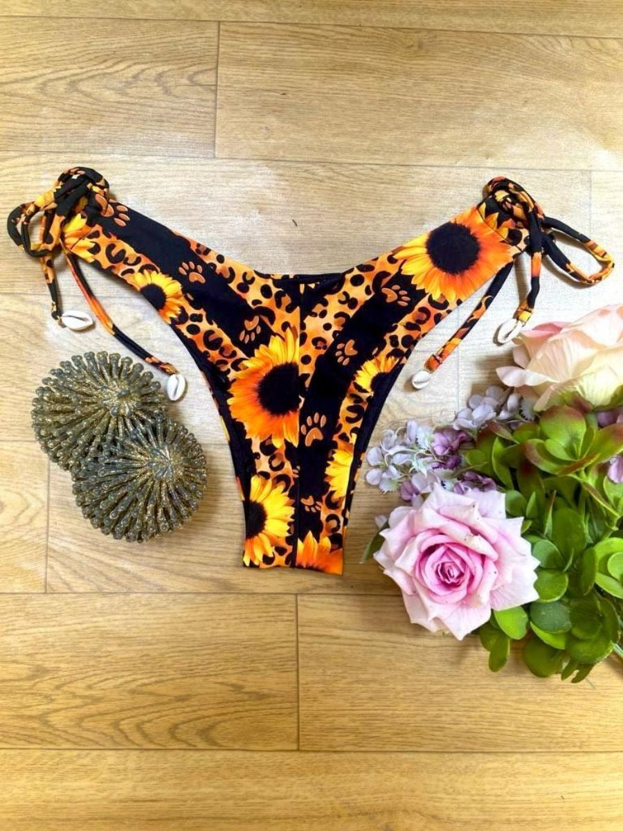 Luminno's Hand-Embroidered Luxury Bikini Set - SunFlower