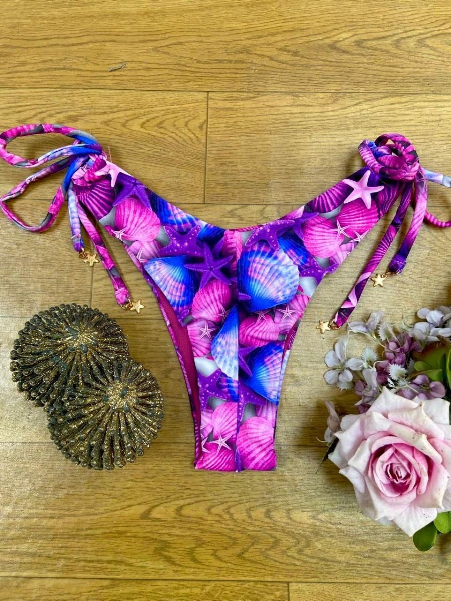 Luminno's Hand-Embroidered Luxury Bikini Set - SeaPink