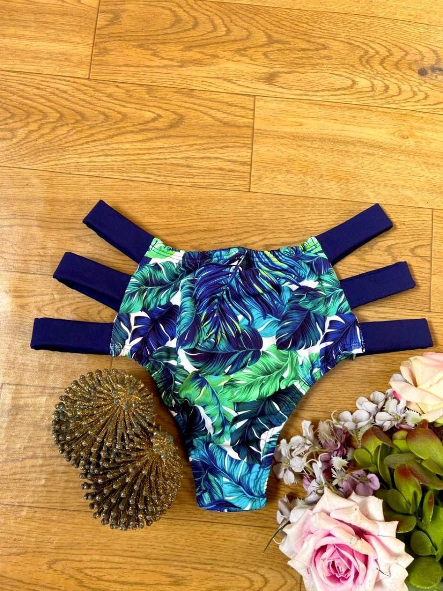 Conjunto de bikini de lujo bordado a mano de Luminno - Amazonas