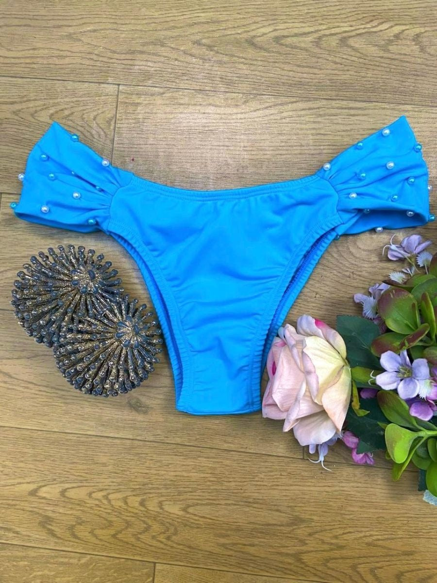 Luminno's Hand-Embroidered Luxury Bikini Set - Sky Angel