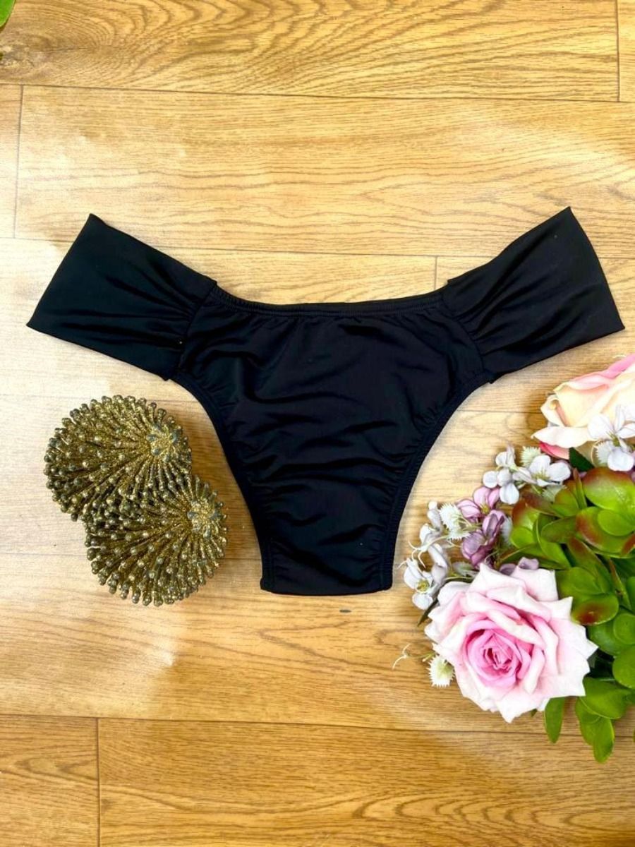 Luminno's Hand-Embroidered Luxury Bikini Set - Black Sense