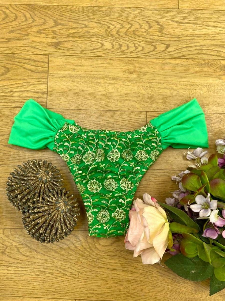 Luminno's Hand-Embroidered Luxury Bikini Set - Corfu