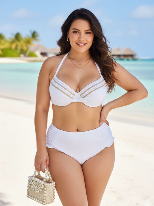 Biquíni White Luxury Plus Size Luminno´s