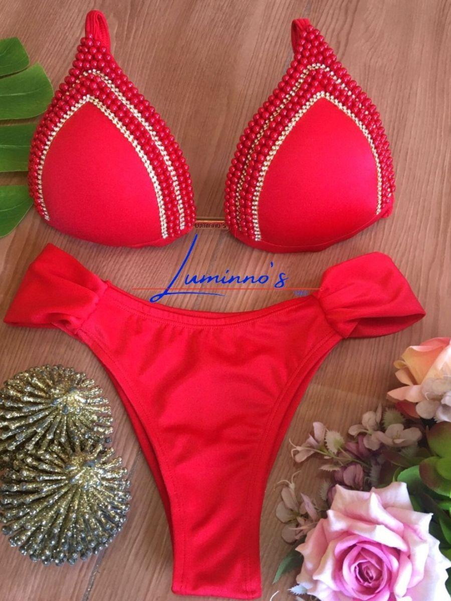 Biquíni Red Luxury Luminno´s - Luminno’s BeachWear