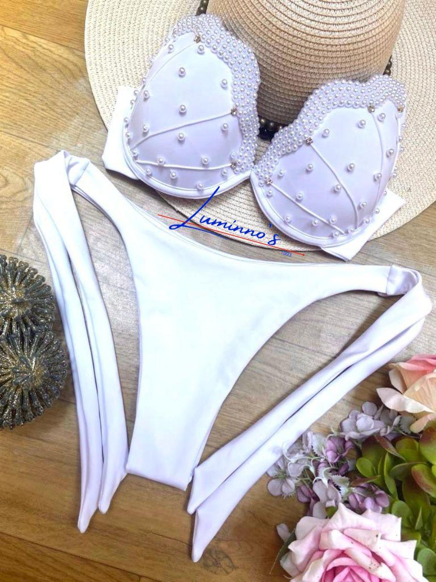 Biquíni White Luxury Luminno´s - Luminno’s BeachWear